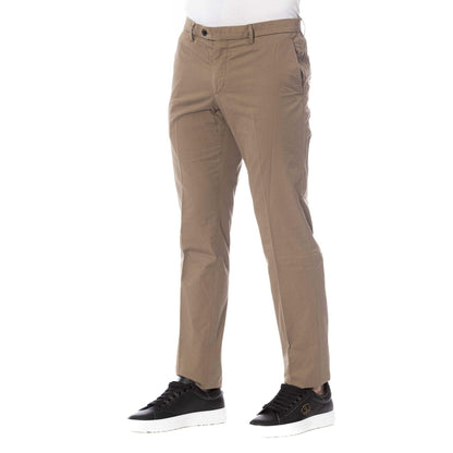 Professional Men Trousers – Mid-Rise Tapered Leg