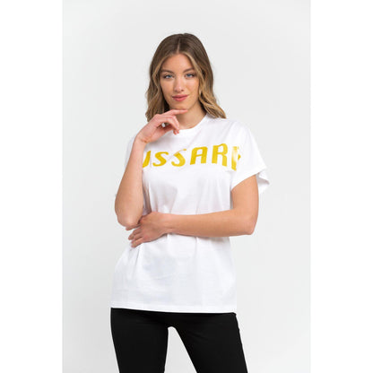 Trussardi Women T-Shirts - White Brand T-shirts - T-Shirt - Guocali