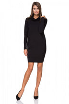 Turtleneck Knit Mini Dress Casual Style-Day Dress-GUOCALI