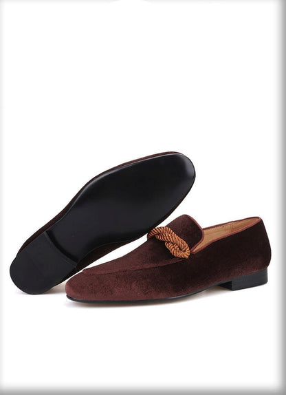 Velvet Men Loafers - Men Shoes - Loafer Shoes - Guocali