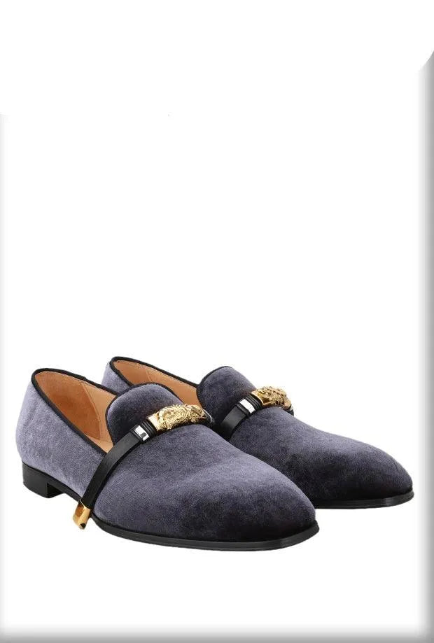 Men Casual Horse Bit Dress Loafers - Slip-On Formal Dress Shoes