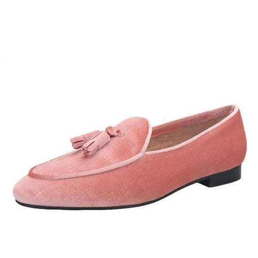 Men Tassel Dress Loafers - Slip-On Formal Dress Shoes
