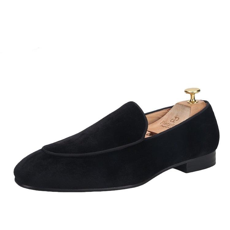 Velvet Slip-On Men Loafers - Men Shoes - Loafer Shoes - Guocali