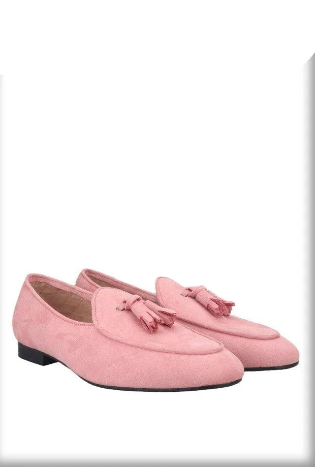 Men Casual Tassel Dress Loafers - Slip-On Flat Formal Dress Shoes