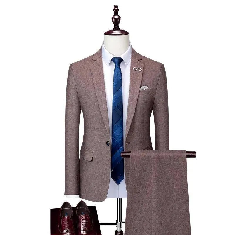 Winter-Ready Woolen 3-Piece Suit for Men -Guocali
