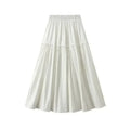 Women A-Line Skirt Fairy Style Layered - High Waist Midi Women Skirt