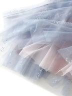 Women A-Line Skirt Sparkling Yarn - High Waist Midi Women Skirt