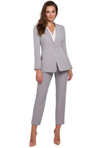 Women Suit Jacket - Stretchable - 1-Button Blazer
