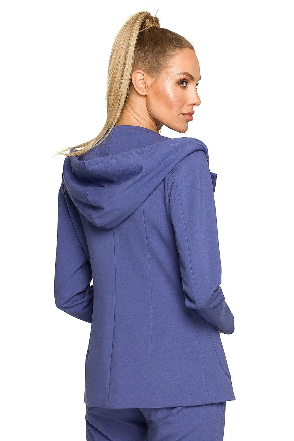 Women Blazer - Stretchable - 1-Button - navy, blue -Guocali