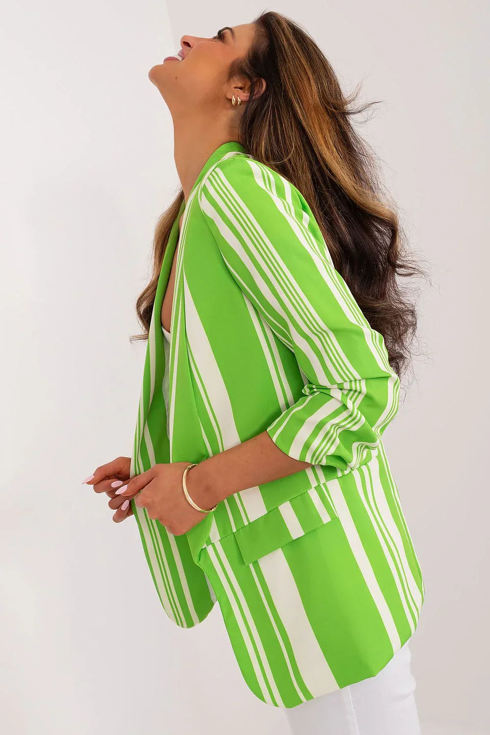 Women Blazer - Wrinkle-Resistant - Slip-On, White