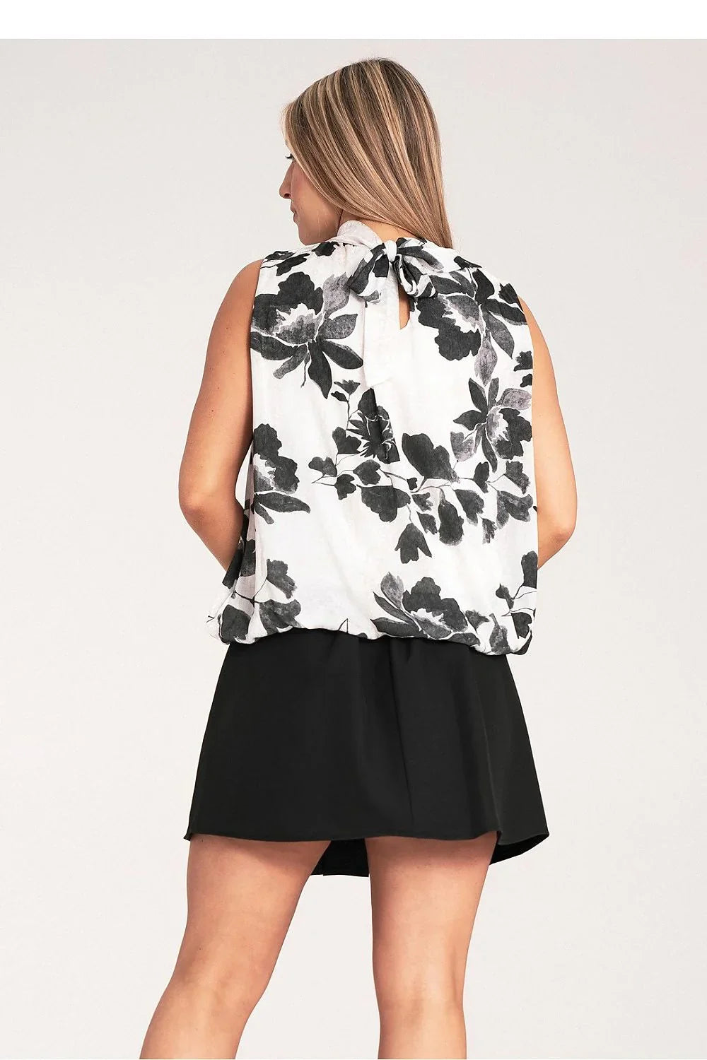 Women Blouse – Lightweight – Long Sleeve - Black -Guocali