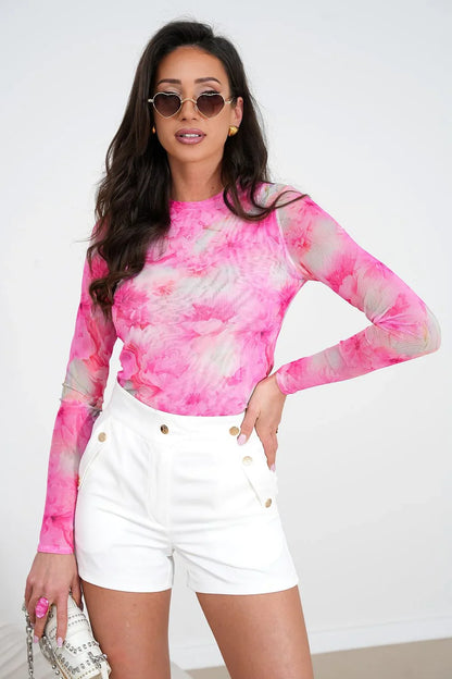 Women Blouse – Lightweight – Puff Sleeve - Multicolor -Guocali