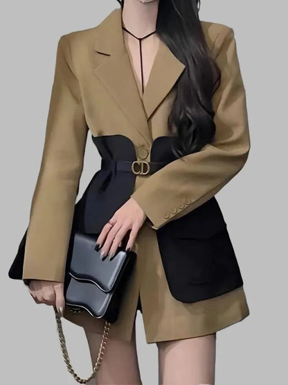 Women Blouse – Ruffle Trim – Puff Sleeves - Black -Guocali