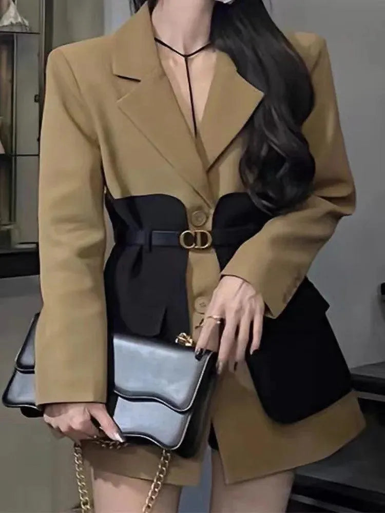 Women Blouse – Ruffle Trim – Puff Sleeves - Black -Guocali