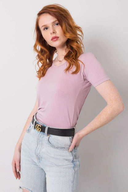Women Blouse – Stretchable – Short Sleeve - Pink -Guocali