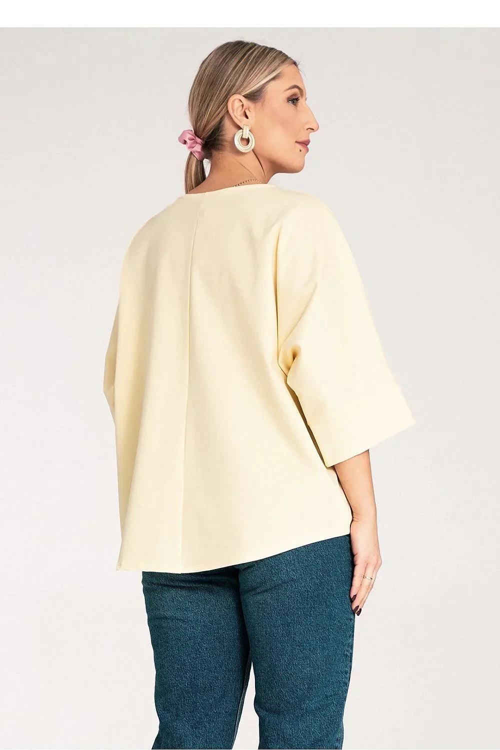 Women Blouse – Stretchable – Sleeveless - Beige -Guocali