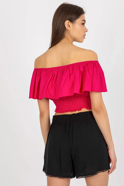 Women Blouse – Stretchable – Sleeveless - Pink -Guocali