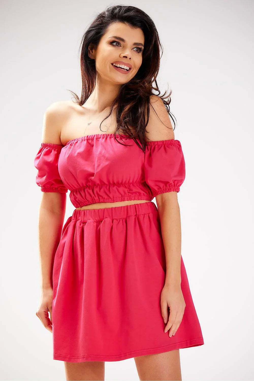 Women Blouse – Stretchable – Three-Quarter Sleeve - Pink -Guocali