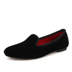 Women Casual Smoking Slipper Loafers - Slip-On Flat Shoes