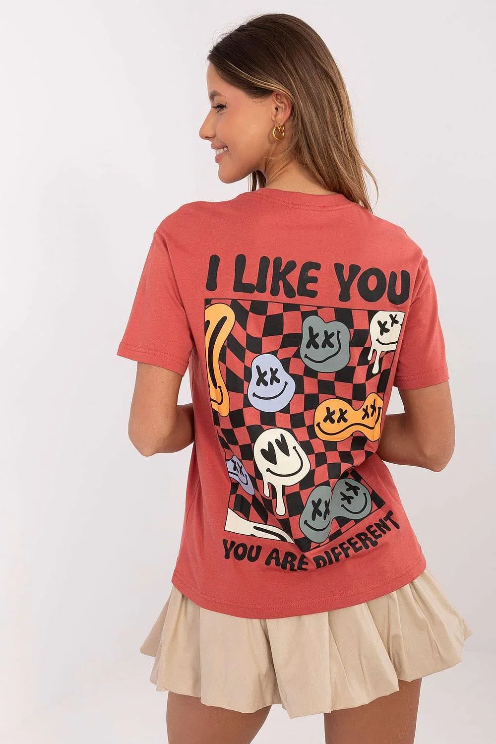 Women Crew-Neck Short-Sleeves T-Shirt – Breathable - Pink -Guocali