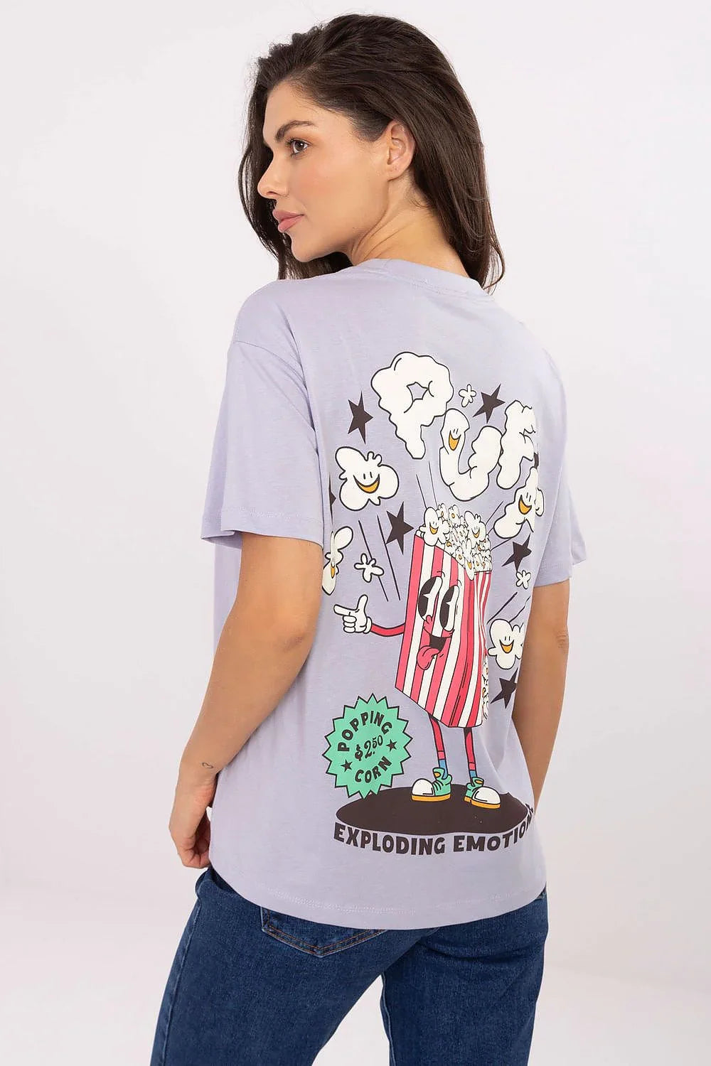 Women Crew-Neck Short-Sleeves T-Shirt – Breathable - Purple -Guocali