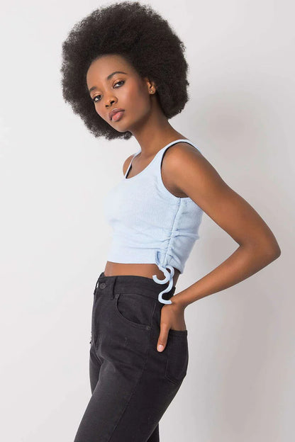 Women Crop Top – Round-Neck Crop Top -Guocali