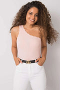 Women Knit Top – One-Shoulder Top -Guocali