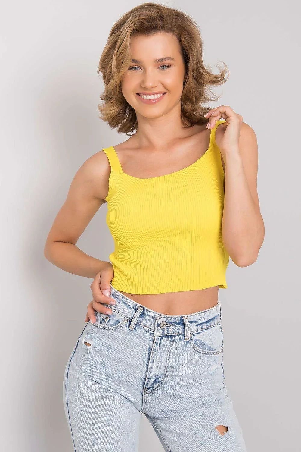 Women Knit Top – Round-Neck Knit Top -Guocali