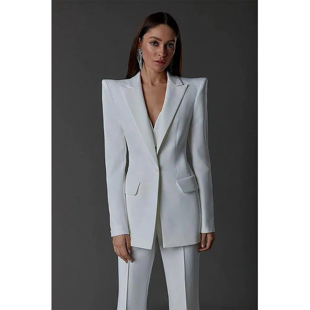 Women Pant Suit - 2-Piece Trouser Suit - Pantsuit - Guocali