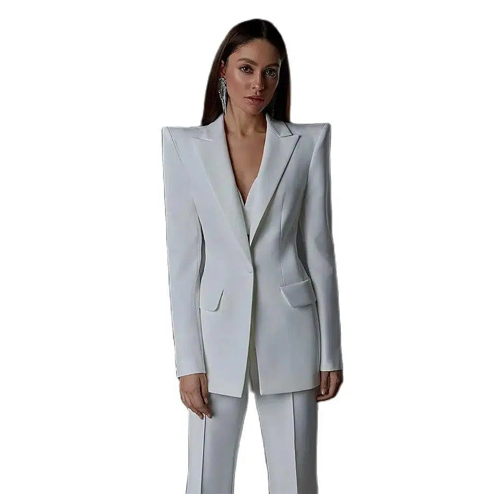 Women Pant Suit - 2-Piece Trouser Suit - Pantsuit - Guocali