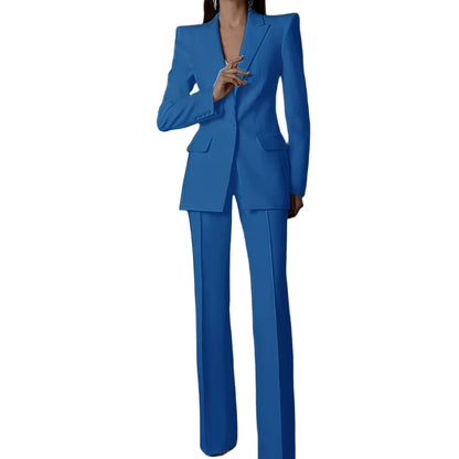 Women Pant Suit - 2-Piece Trouser Suit - Pantsuit - Guocali