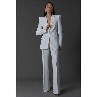 Women Pant Suit - 2-Piece Trouser Suit - Pantsuit - Guocali