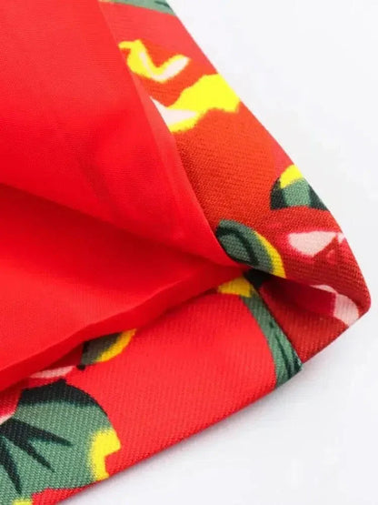 Women Pant Suit - Flower Embellished Trouser Suit -Guocali