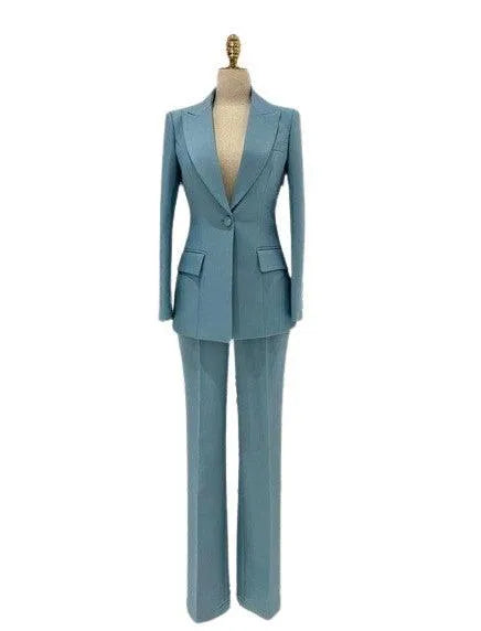 Women Pant Suit - Formal Trouser Suit -Guocali