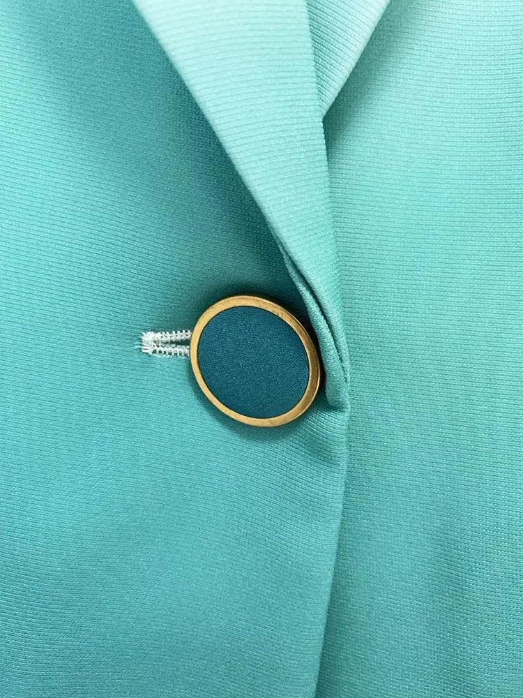 Women Pant Suit - Gradient Color, Flare Pants Trouser Suit -Guocali