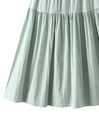 Women Pleated Skirt Lace-Up Elastic - High Waist Midi Women Skirt