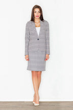 Women's Blazer - Lightweight - 1-Button - Multicolor -Guocali