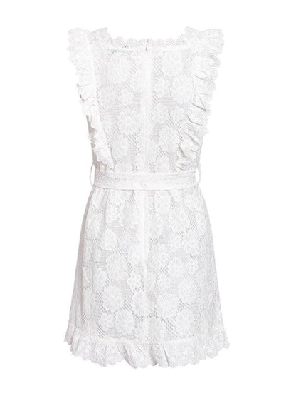 Women's Embroidered Lace Fungus Dress - Fungus Dress - Guocali