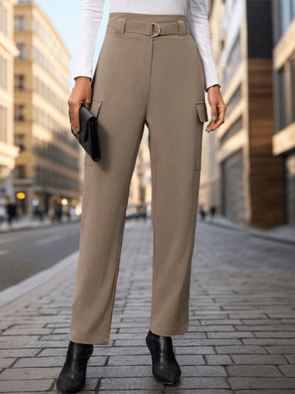 Women's Lace-Up Commuter Pants - Commuter Pants - Guocali