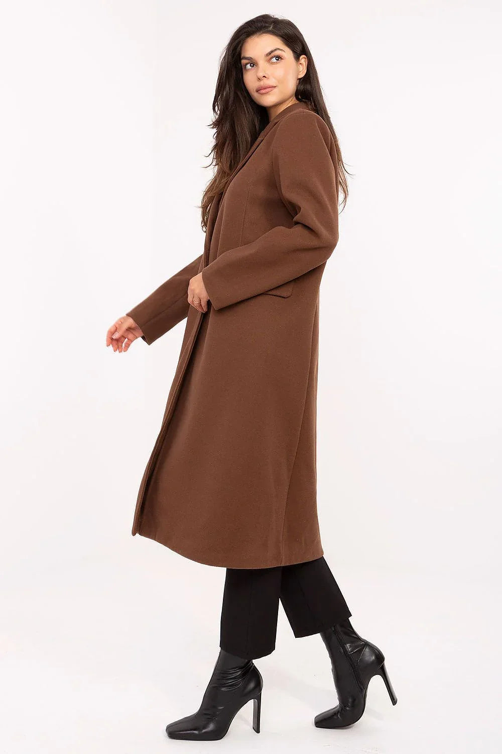 Women's Overcoat - Lightweight Elegant Minimalist