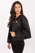 Women's Quilted Jacket - Lightweight Elegant - Brown