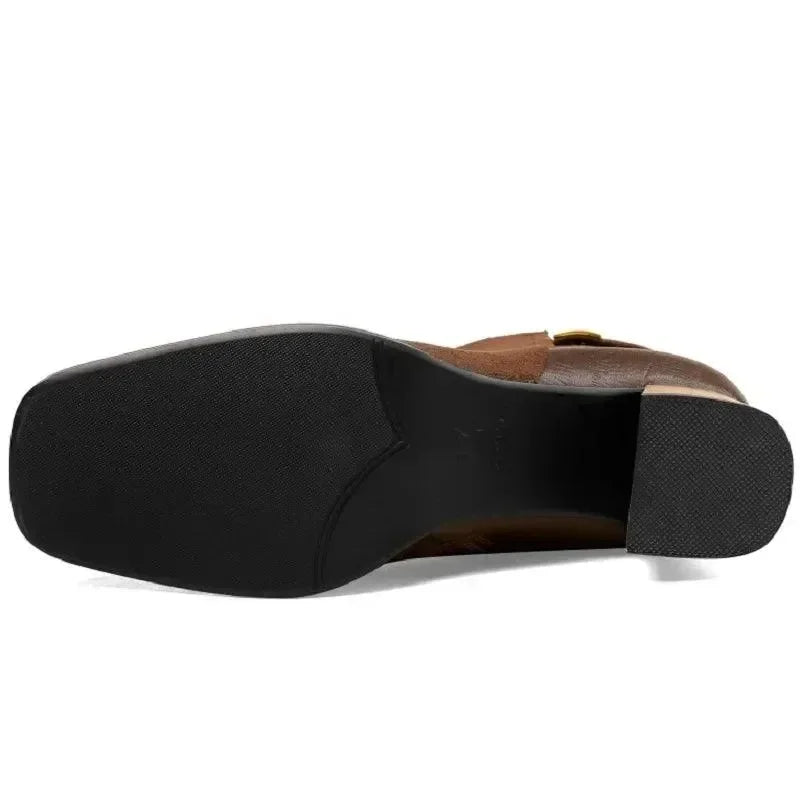 Women's Suede Ankle Boots -Guocali