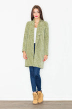Women's Wool Coat - With Pockets Elegant