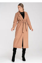 Women's Wrap Coat - With Pockets Chic, Minimalist, Elegant
