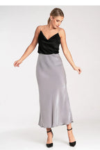 Women Satin Top – Cowl-Neck Camisole Top -Guocali