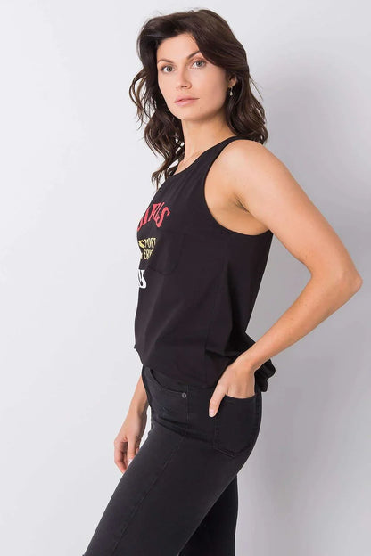 Women Sleeveless Top – Round-Neck Sleeveless Top -Guocali