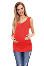 Women Sleeveless Top – Scoop-Neck Sleeveless Top -Guocali