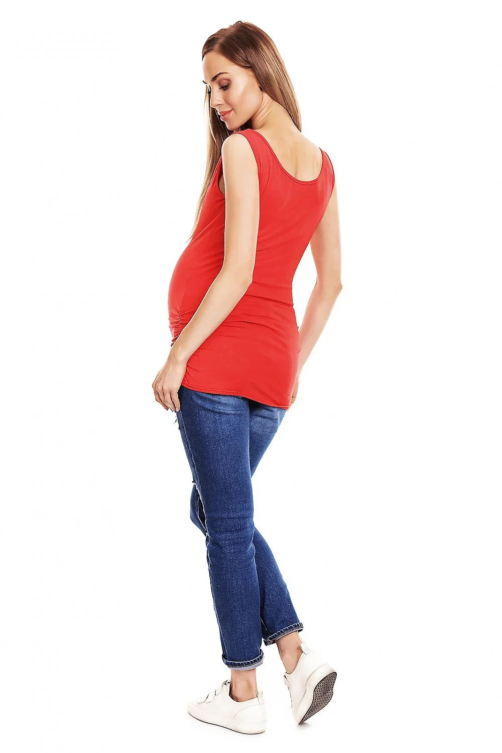 Women Sleeveless Top – Scoop-Neck Sleeveless Top -Guocali