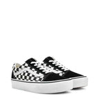 Women Sneakers - Platform Retro Low-Top Platform Sneakers Shoes