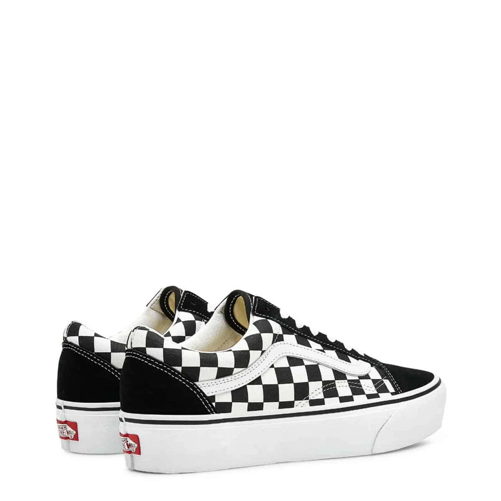 Women Sneakers - Platform Retro Low-Top Platform Sneakers Shoes